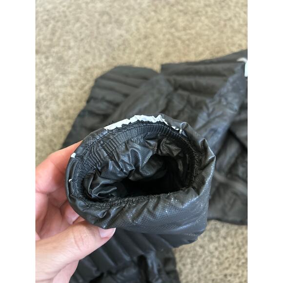 Columbia Titanium Womens Down Puffer Jacket Size Large Hooded Grey OutDry 700 - Picture 7 of 12